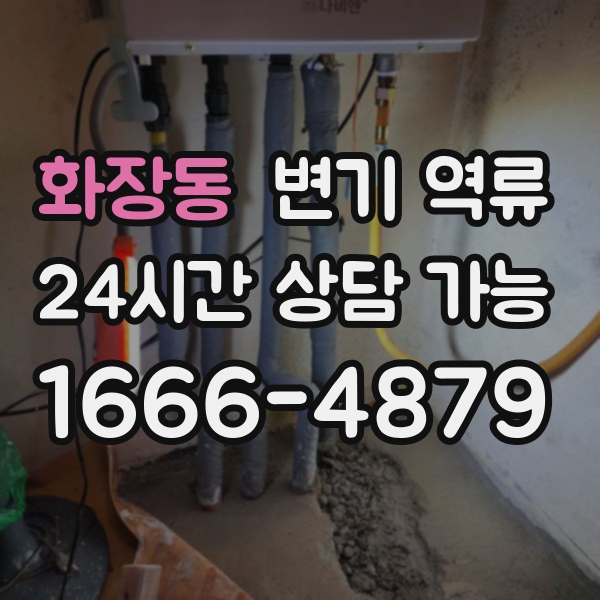 화장동 변기 역류