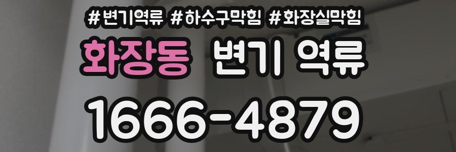 화장동 변기 역류