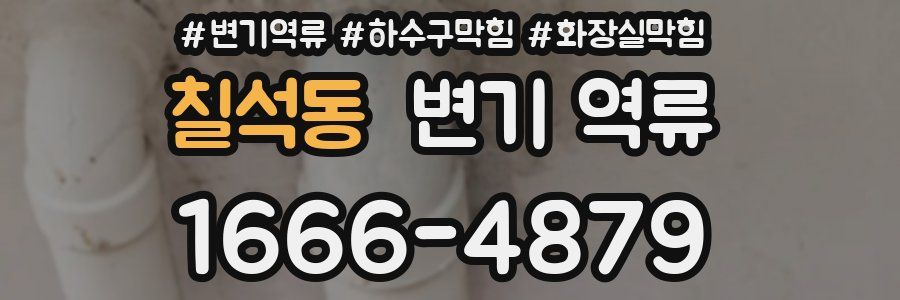 칠석동 변기 역류