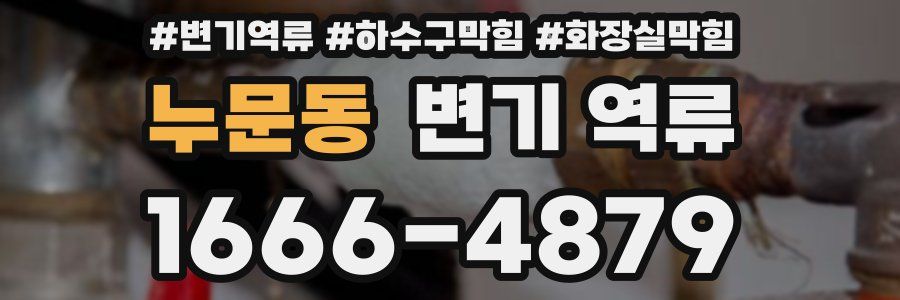 누문동 변기 역류