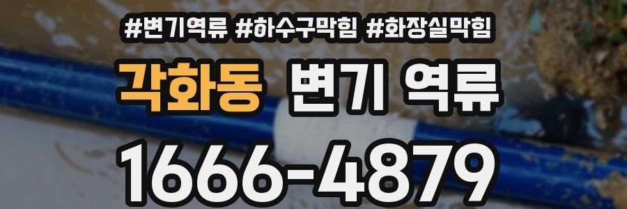 각화동 변기 역류