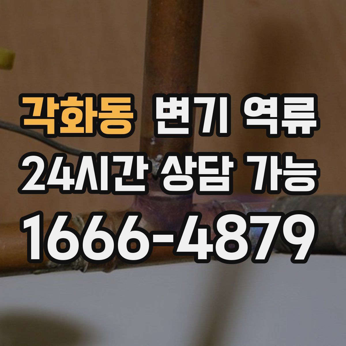 각화동 변기 역류