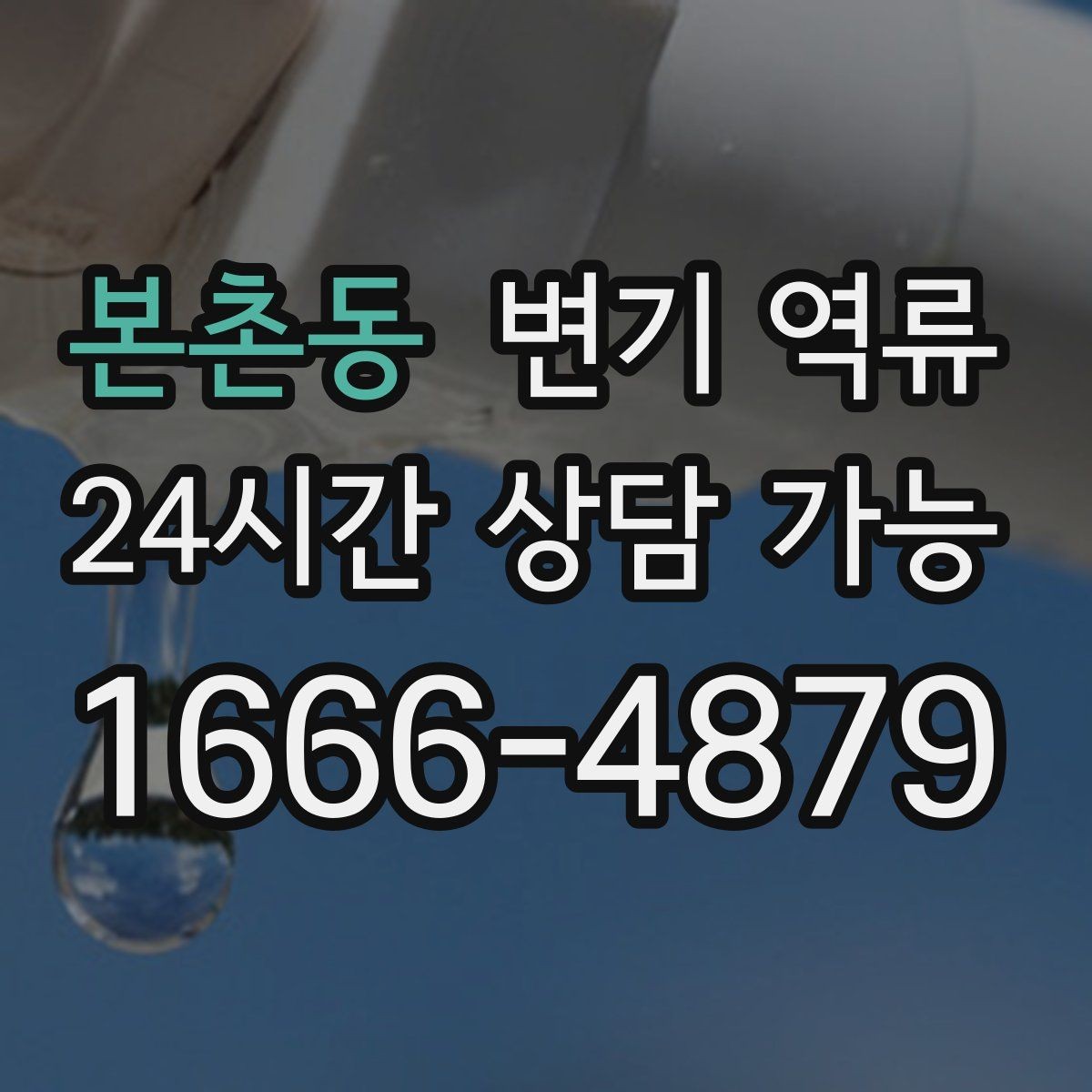 본촌동 변기 역류 공용 오수관이 막히면 왜 우리 집으로 올라올까