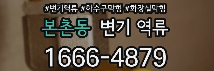 본촌동 변기 역류