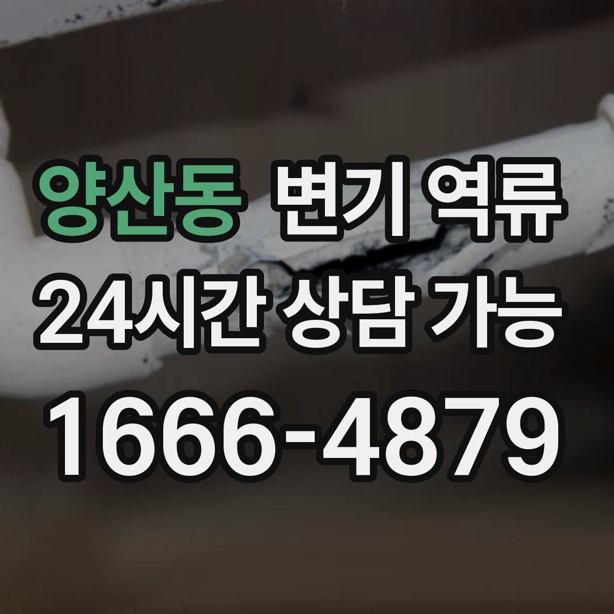 양산동 변기 역류