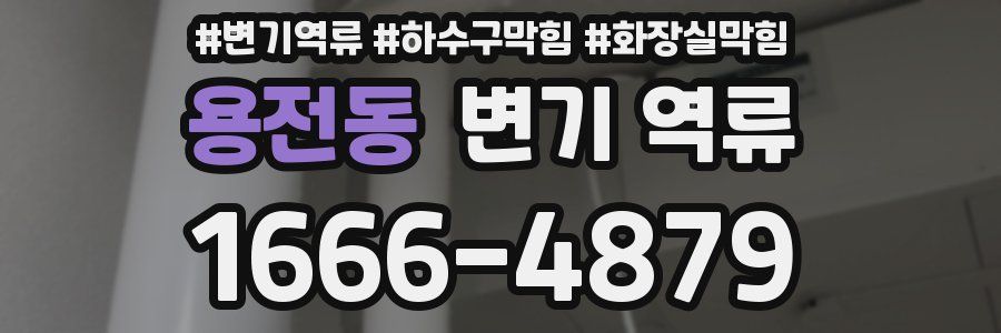 용전동 변기 역류