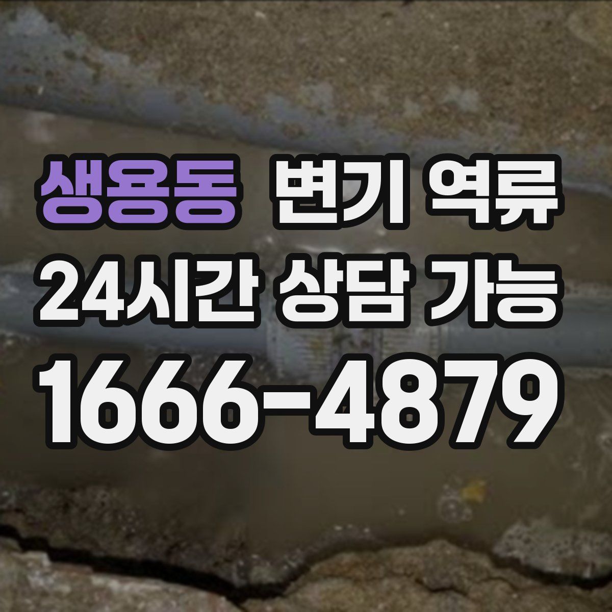 생용동 변기 역류