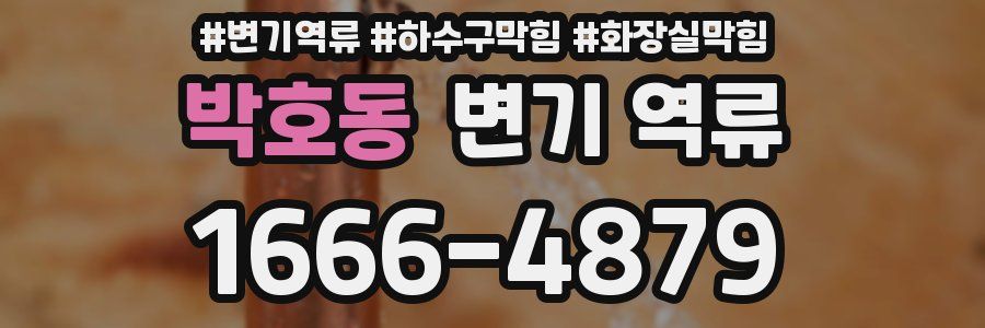 박호동 변기 역류