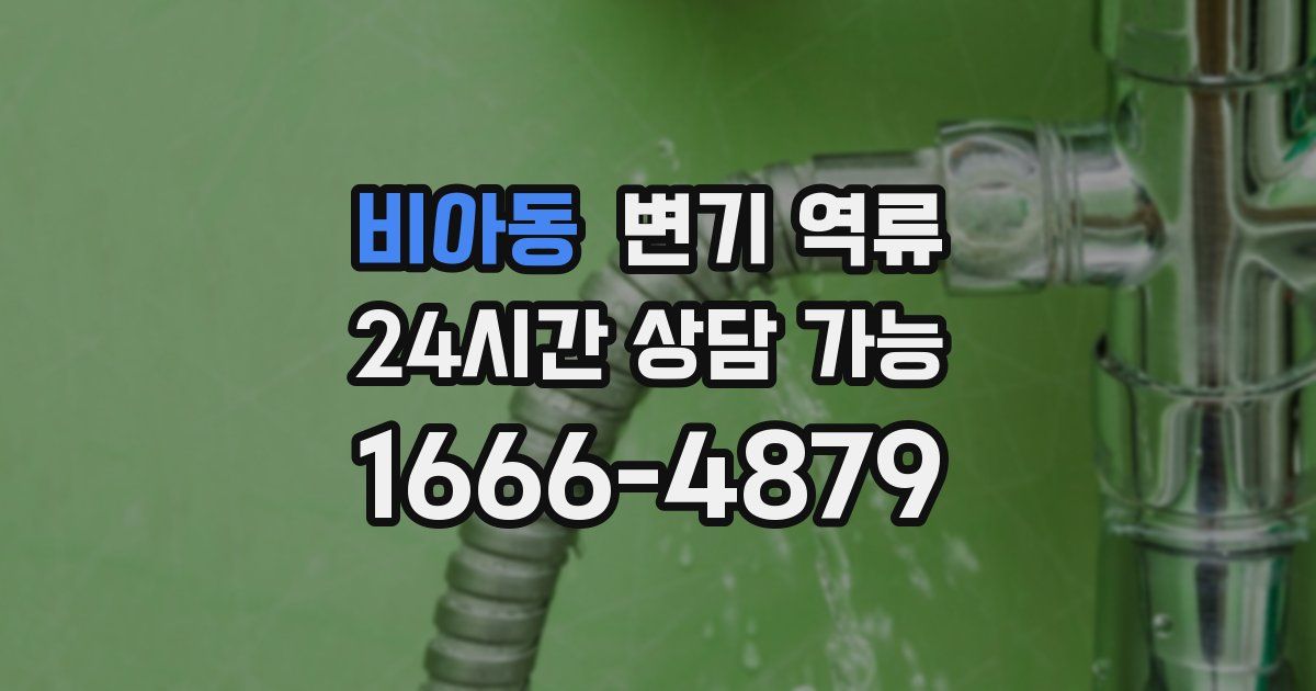 비아동 변기 역류