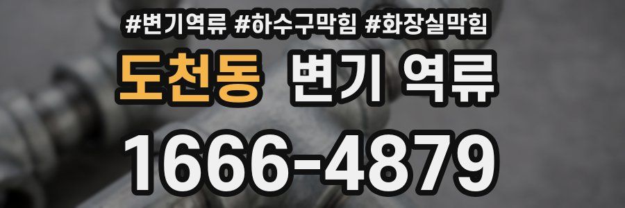 도천동 변기 역류