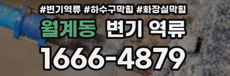 월계동 변기 역류