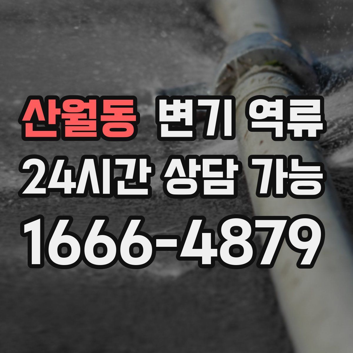 산월동 변기 역류