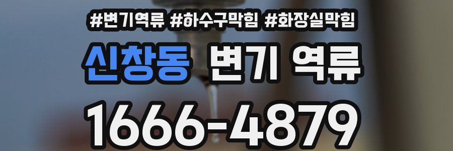 신창동 변기 역류