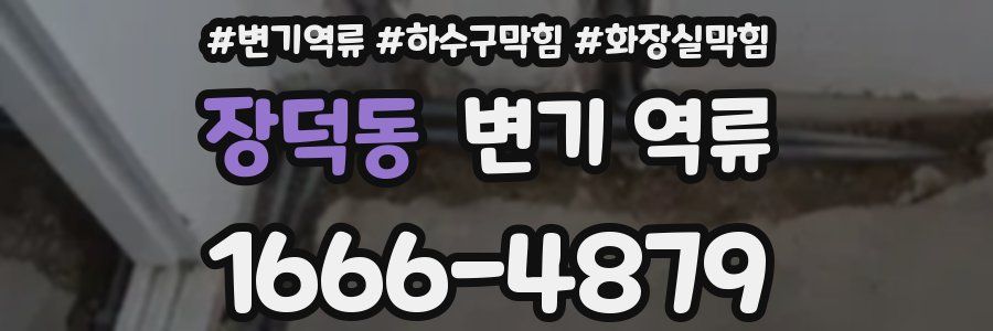 장덕동 변기 역류