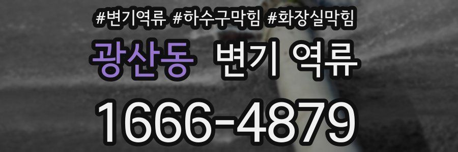 광산동 변기 역류