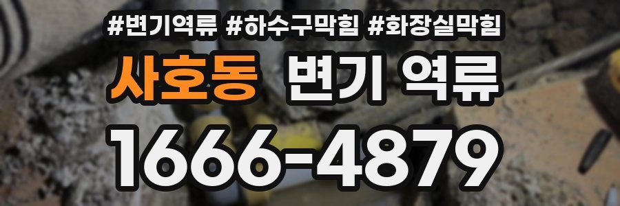 사호동 변기 역류