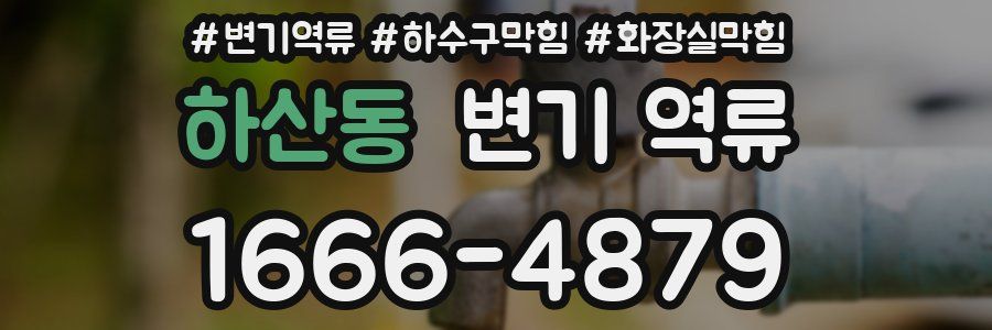 하산동 변기 역류