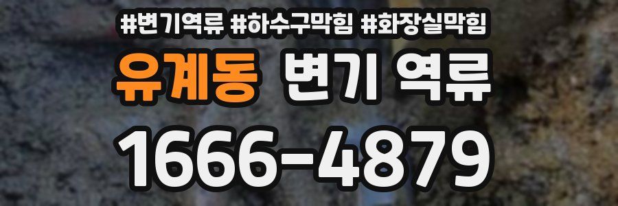 유계동 변기 역류