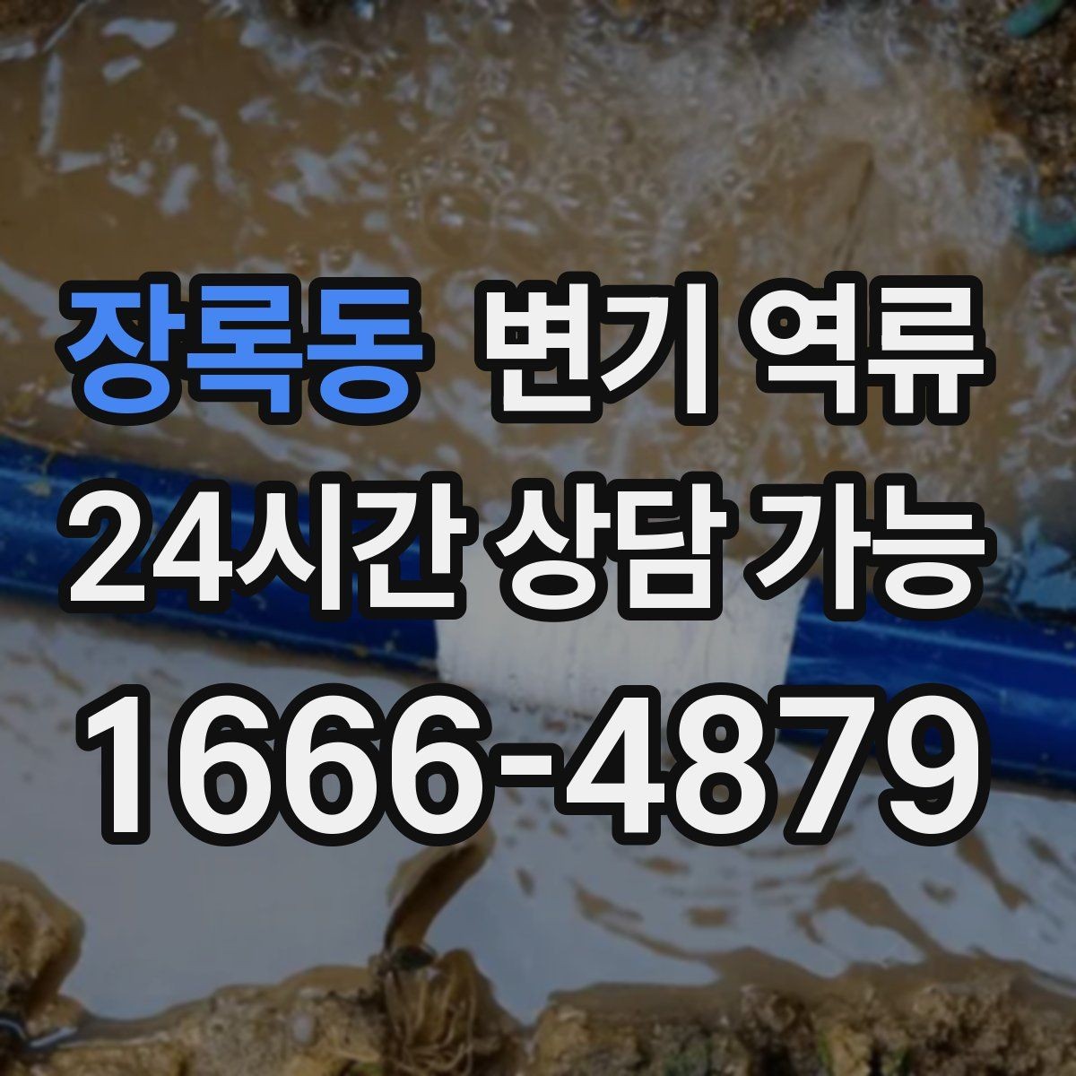 장록동 변기 역류 비 오는 날만 발생하는 경우 체크 포인트