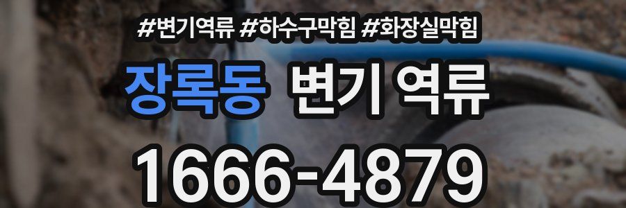 장록동 변기 역류