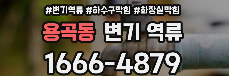 용곡동 변기 역류