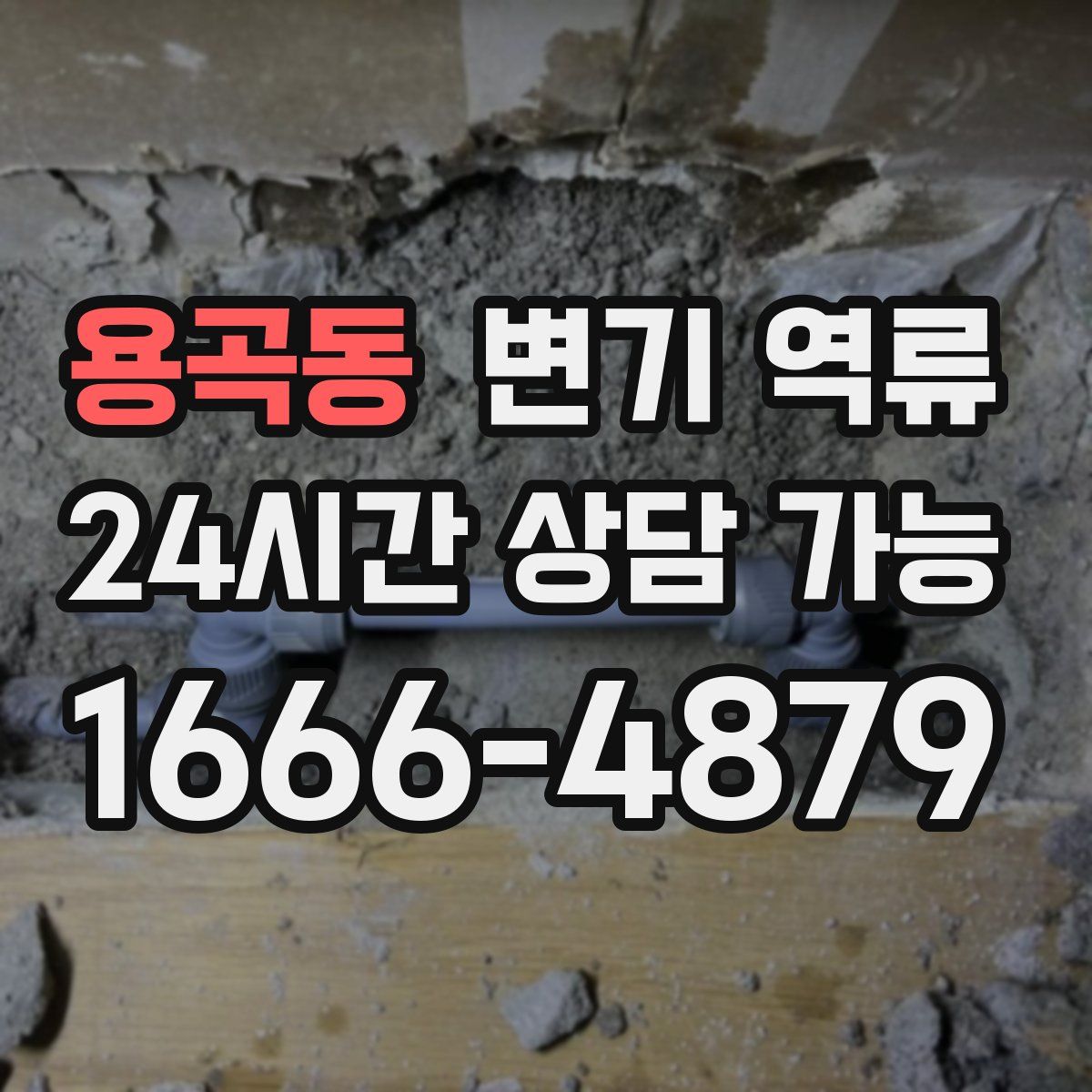 용곡동 변기 역류