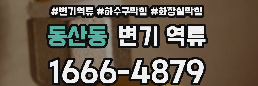 동산동 변기 역류