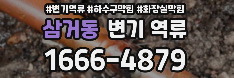 삼거동 변기 역류