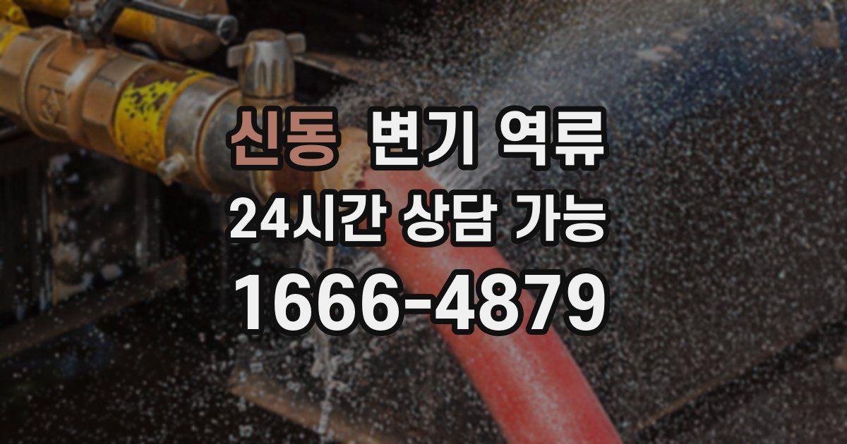 신동 변기 역류