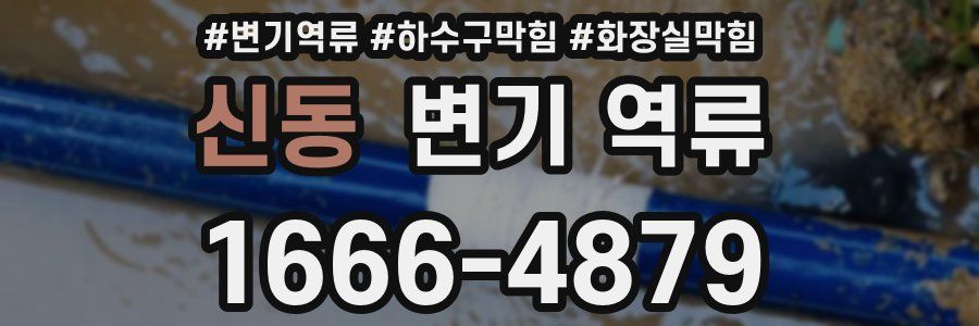 신동 변기 역류