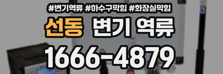 선동 변기 역류