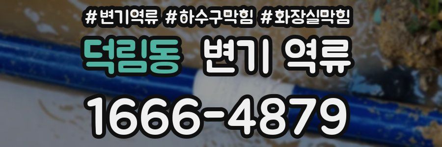 덕림동 변기 역류