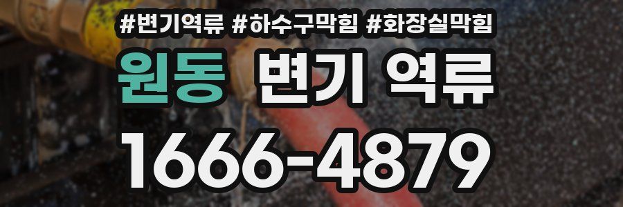 원동 변기 역류