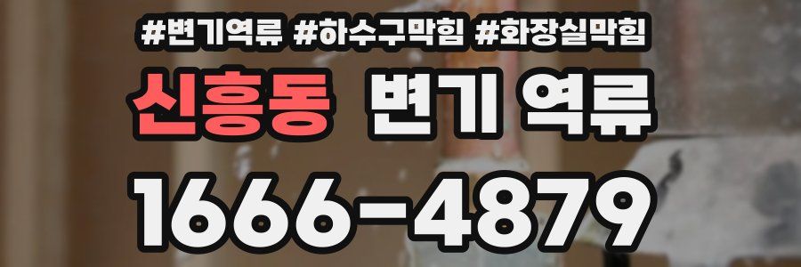 신흥동 변기 역류