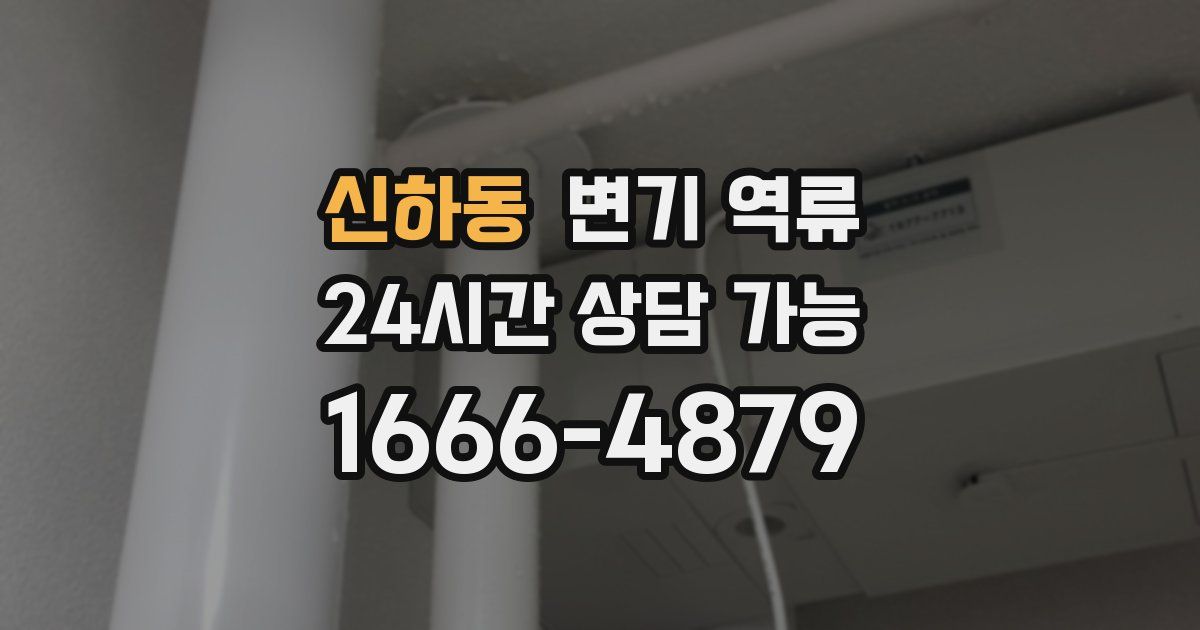 신하동 변기 역류