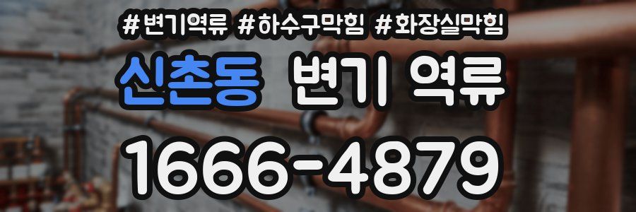 신촌동 변기 역류