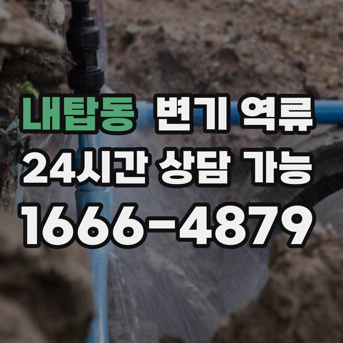 내탑동 변기 역류