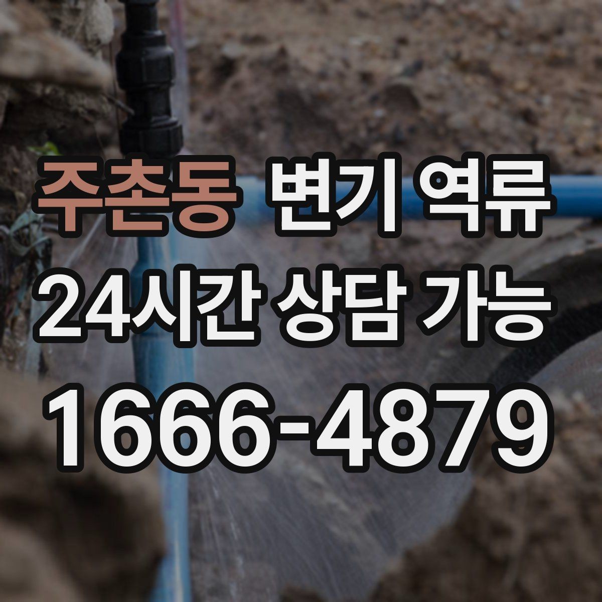 주촌동 변기 역류 왁스링 문제로 물이 새면 역류처럼 보일까