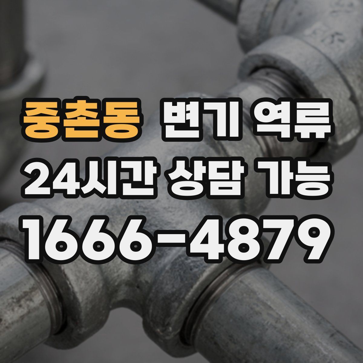 중촌동 변기 역류