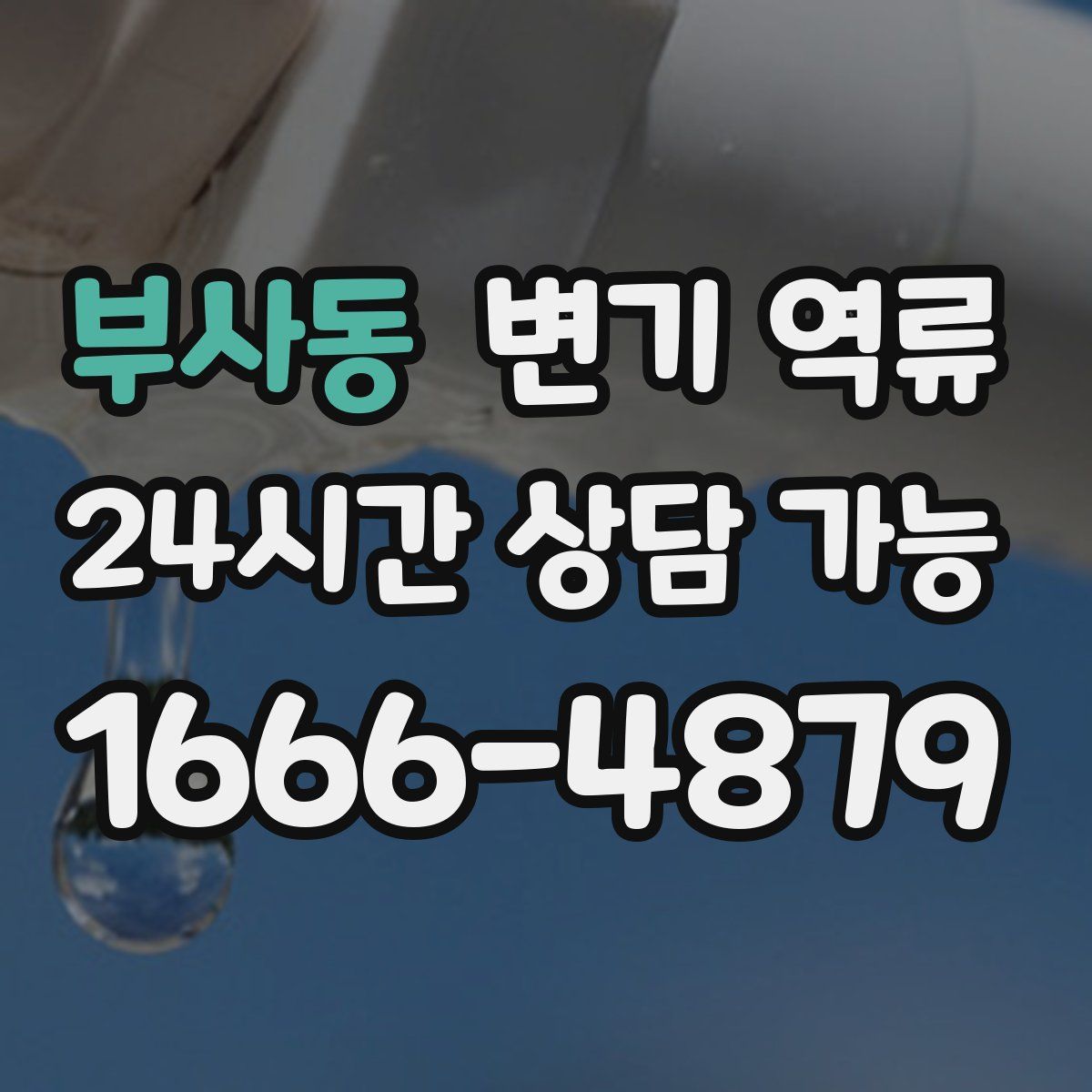 부사동 변기 역류