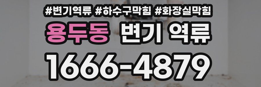 용두동 변기 역류