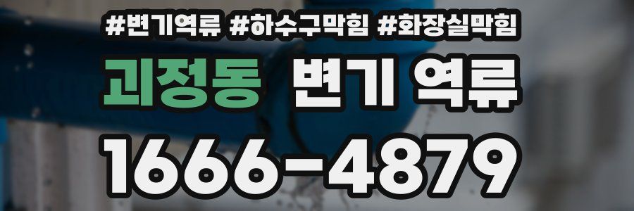 괴정동 변기 역류