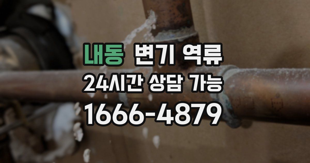 내동 변기 역류