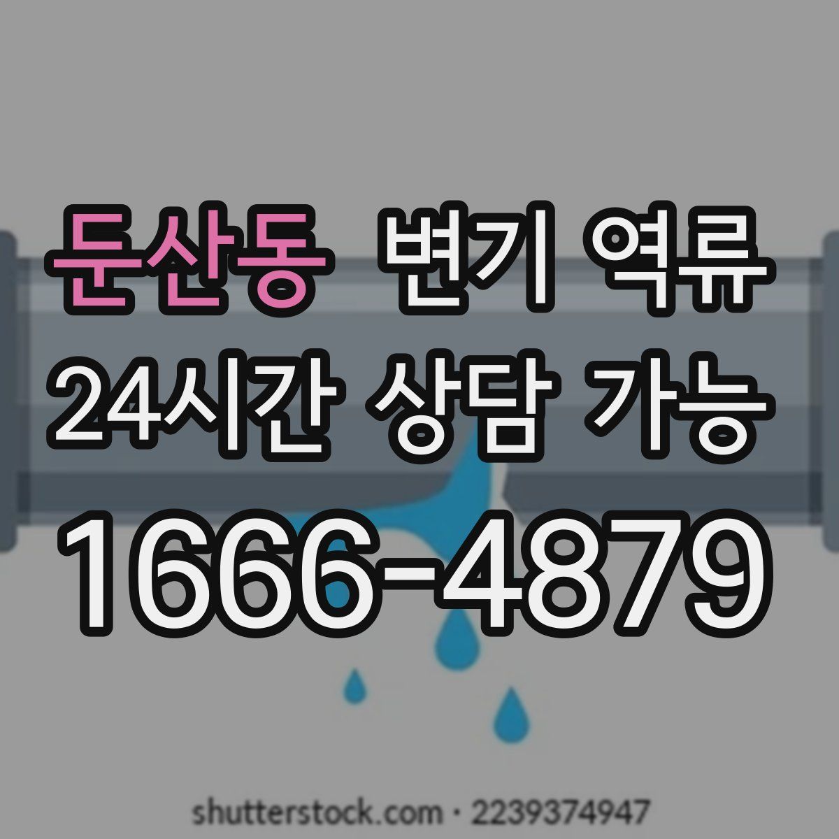 둔산동 변기 역류