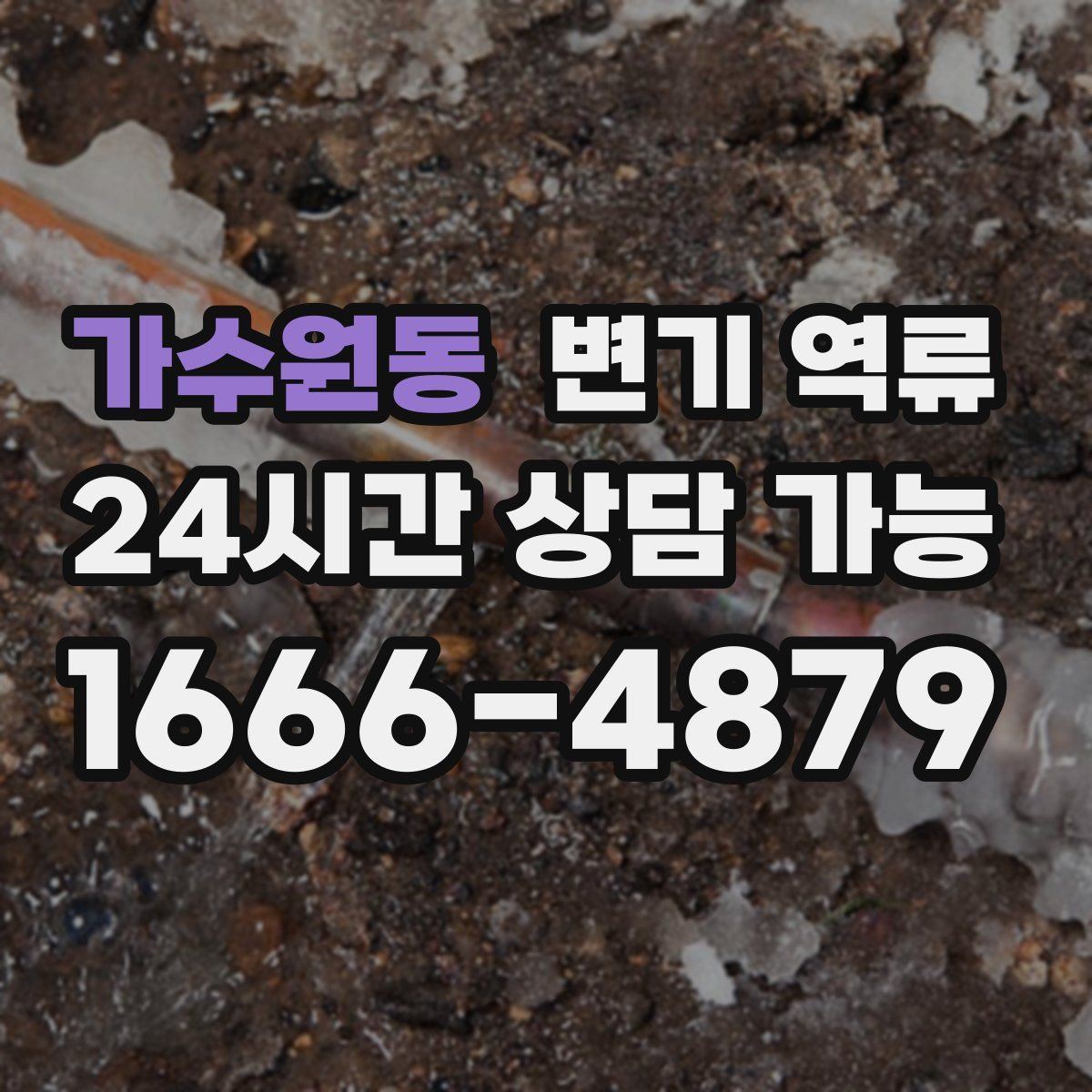 가수원동 변기 역류