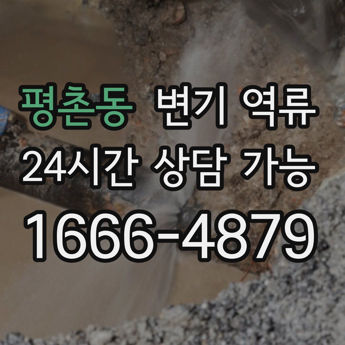 평촌동 변기 역류