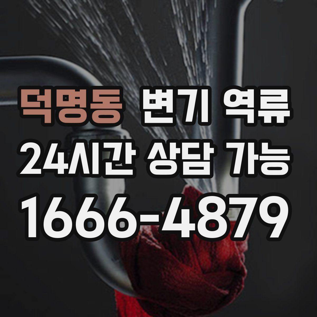 덕명동 변기 역류 변기뿐 아니라 모든 배수를 잠시 멈춰야 하는 이유