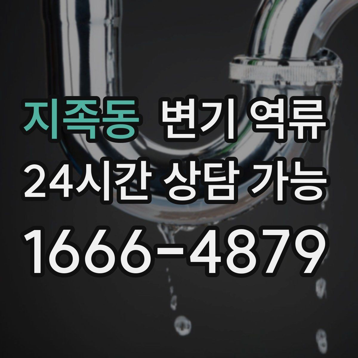 지족동 변기 역류 아파트에서 공용 수직관 문제일 때 신호