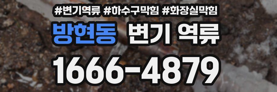 방현동 변기 역류