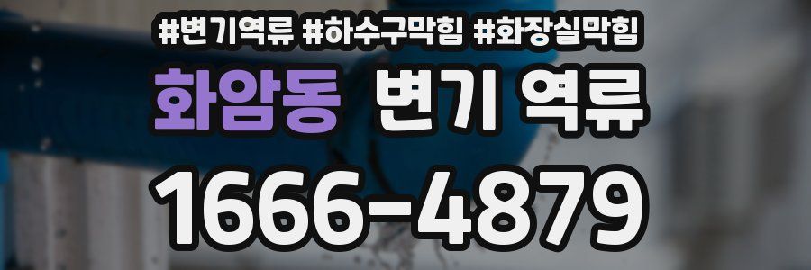 화암동 변기 역류